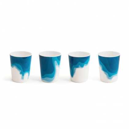 Melamine Tumblers Set Of 4: click to enlarge