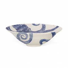 Salad Bowl Octopus Blue